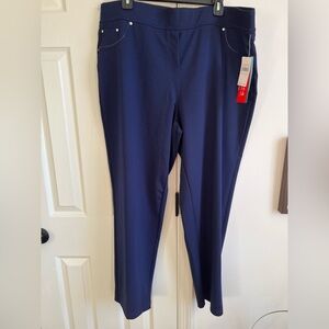 C.D. Daniel’s Navy Blue pull on jeans 2X
